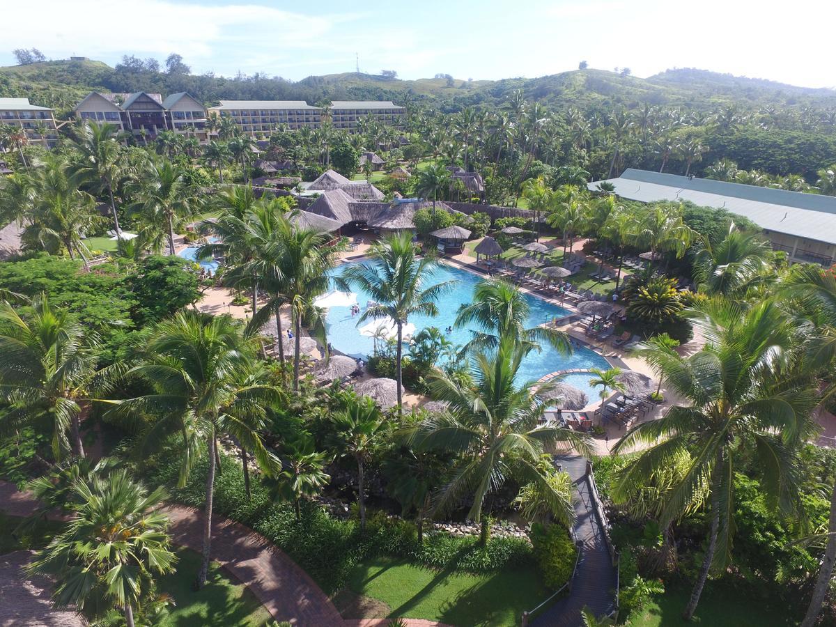 Outrigger Fiji Beach Resort Korotogo Exterior photo Aerial view of the resort