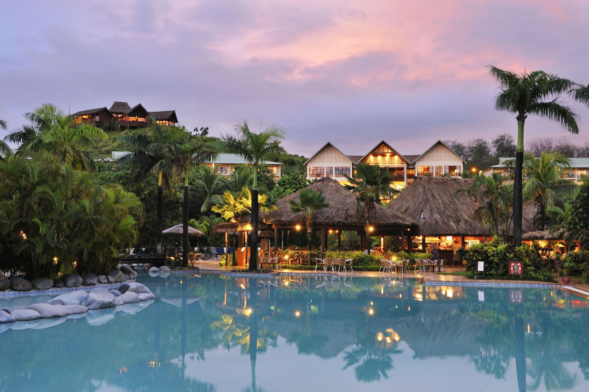 Outrigger Fiji Beach Resort Korotogo Facilities photo The pool at the resort